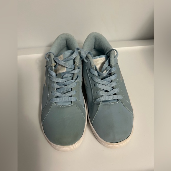 kangaROOS Light Blue Low-Top Sneakers with White Logo - Picture 2 of 5